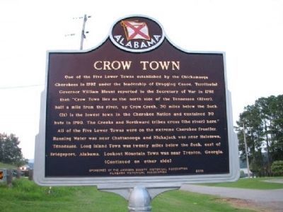 Crow Town Marker - Side A image. Click for full size.