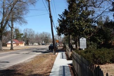 William Apollos James House Marker, seen along North Dennis Avenue image. Click for full size.