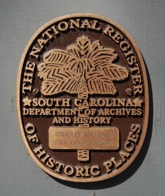 Stradley and Barr Dry Goods Store Marker. Click for full size. Stradley and Barr Dry Goods Store Marker image. Click for full size.