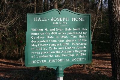 Hale - Joseph Home Marker image. Click for full size.