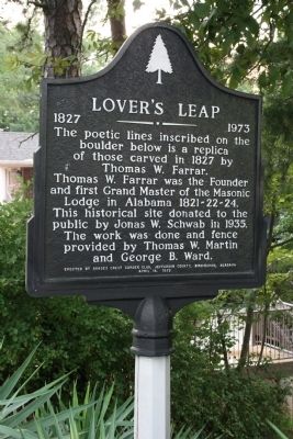 Lover’s Leap Marker image. Click for full size.