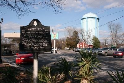 Lover’s Leap Marker at Bluff Park. Click for full size. Lover’s Leap Marker at Bluff Park image. Click for full size.