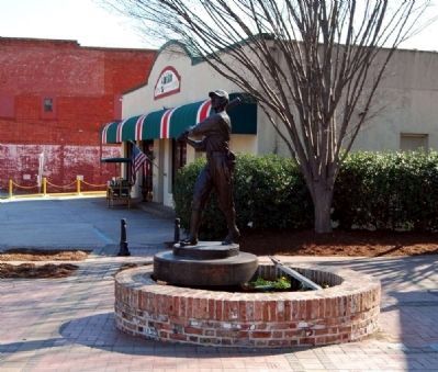 Joseph Jefferson Jackson Statue image. Click for full size.
