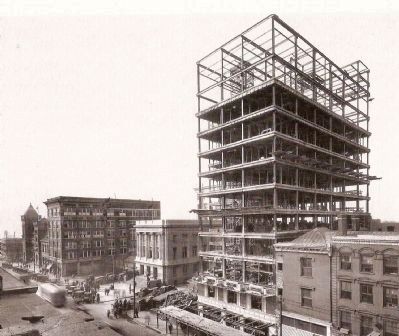Poinsett Hotel Under Construction image. Click for full size.