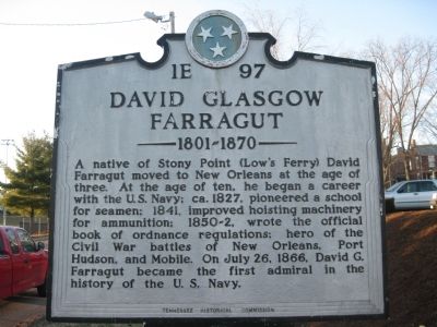David Glasgow Farragut Marker image. Click for full size.