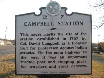 Campbell Station Marker image. Click for full size.