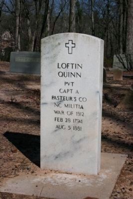 Loftin Quinn Headstone image. Click for full size.