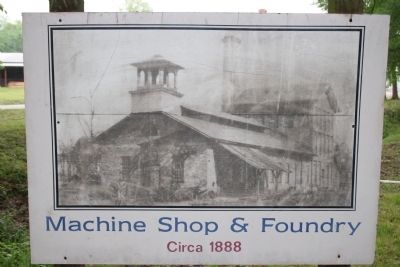 Shelby Furnaces Machine Shop and Foundry Circa 1888 image. Click for full size.