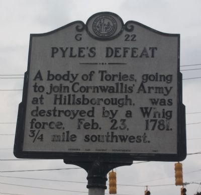 Pyle's Defeat Marker. Click for full size. Pyle's Defeat Marker image. Click for full size.