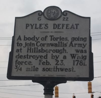 Pyle's Defeat Marker image. Click for full size.