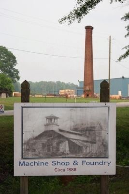 Shelby Furnaces in 1888 and in 2008. image. Click for full size.
