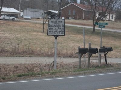 Tryon's Camp Marker. Click for full size. Tryon's Camp Marker image. Click for full size.