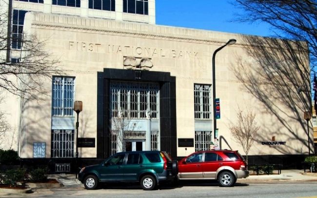 South Carolina's First National Bank. Click for full size. South Carolina's First National Bank image. Click for full size.