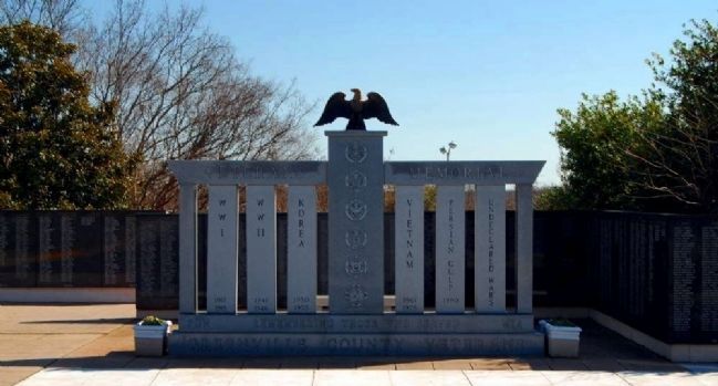 Greenville County Veterans Memorial. Click for full size. Greenville County Veterans Memorial image. Click for full size.