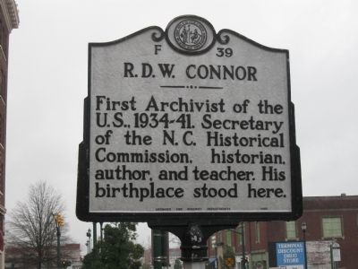 R.D.W. Connor Marker. Click for full size. R.D.W. Connor Marker image. Click for full size.