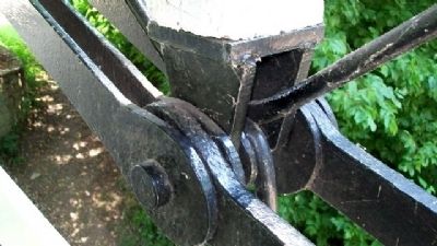 Germantown Covered Bridge Detail image. Click for full size.
