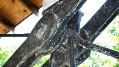 Germantown Covered Bridge Detail image. Click for full size.