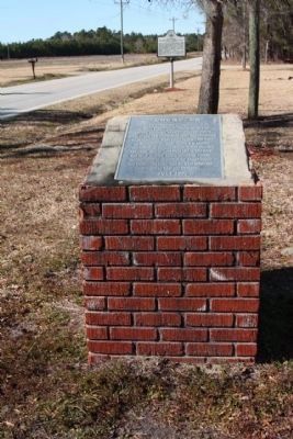 " Ebenezer " Marker, seen along Brick Church Road (State Road 527) seen northbound image. Click for full size.