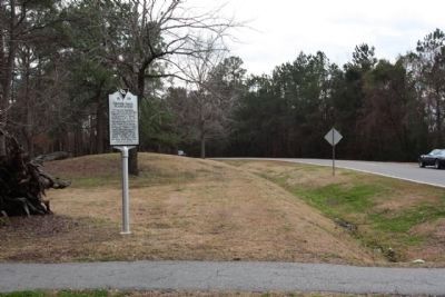 Broom Hall Plantation Marker, seen along Westview Blvd., looking southward. Click for full size. Broom Hall Plantation Marker, seen along Westview Blvd., looking southward image. Click for full size.