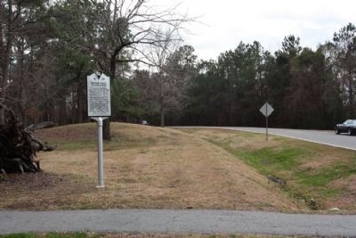 Broom Hall Plantation Marker, seen along Westview Blvd., looking southward image. Click for full size.