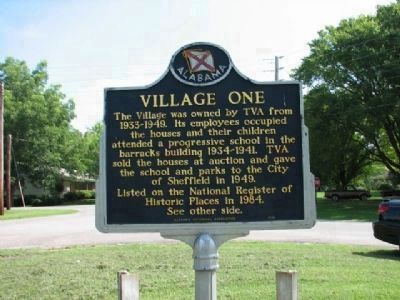 Village One Marker Reverse image. Click for full size.