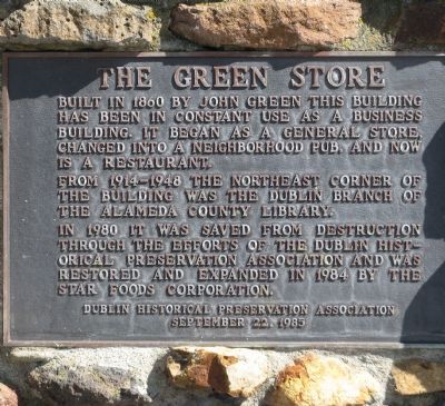 The Green Store Marker image. Click for full size.