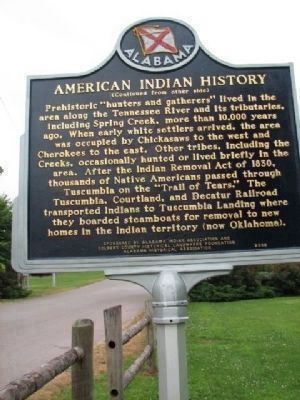 American Indian History Marker Side 2 image. Click for full size.