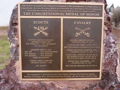 The Congressional Medal of Honor Marker image. Click for full size.