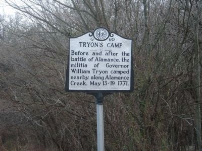 Tryon's Camp Marker 2. Click for full size. Tryon's Camp Marker 2 image. Click for full size.