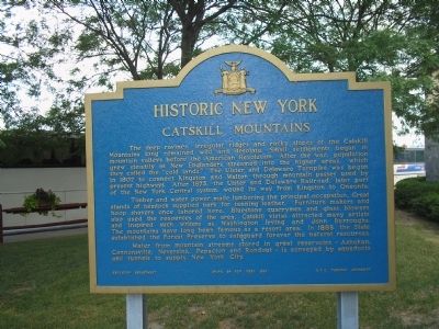 Catskill Mountains Marker. Click for full size. Catskill Mountains Marker image. Click for full size.