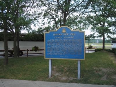 Marker on the NY Thruway. Click for full size. Marker on the NY Thruway image. Click for full size.