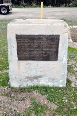 Site of Third Serrano Adobe Marker. Click for full size. Site of Third Serrano Adobe Marker image. Click for full size.