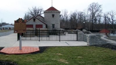 Columbus Grove Municipal Pool and Marker image. Click for full size.