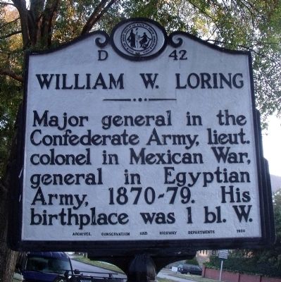 William W. Loring Marker image. Click for full size.