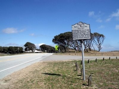 W.H.C. Whiting Marker (facing north) image. Click for full size.