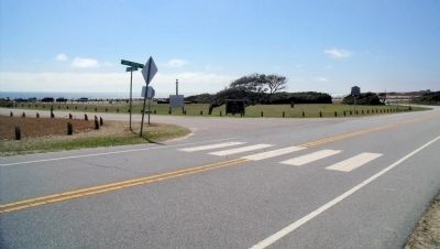 Fort Fisher Blvd & Battle Acre Rd. Click for full size. Fort Fisher Blvd & Battle Acre Rd image. Click for full size.