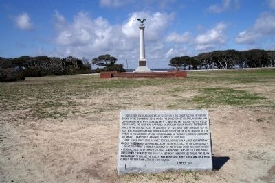 Headquarters of Fort Fisher Marker image. Click for full size.