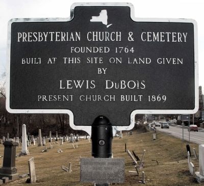 Presbyterian Church & Cemetery Marker. Click for full size. Presbyterian Church & Cemetery Marker image. Click for full size.