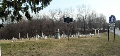 Presbyterian Church & Cemetery (looking south).. Click for full size. Presbyterian Church & Cemetery (looking south). image. Click for full size.