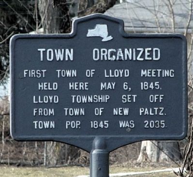 Town of Lloyd Organized Marker image. Click for full size.