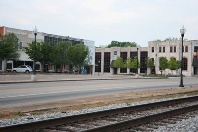 The Railroad Passing Through Downtown Alexander City image. Click for full size.