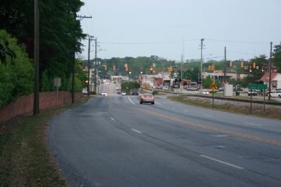 From the Youngsville Marker looking east toward downtown Alexander City. Click for full size. From the Youngsville Marker looking east toward downtown Alexander City image. Click for full size.