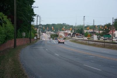 From the Youngsville Marker looking east toward downtown Alexander City image. Click for full size.