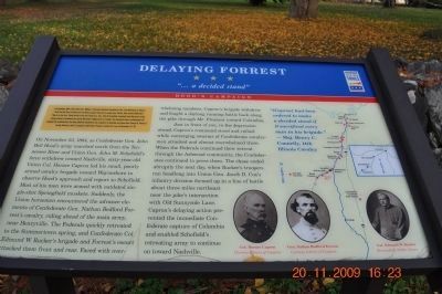 Delaying Forrest. Click for full size. Delaying Forrest image. Click for full size.