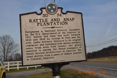 Rattle and Snap Plantation Marker image. Click for full size.