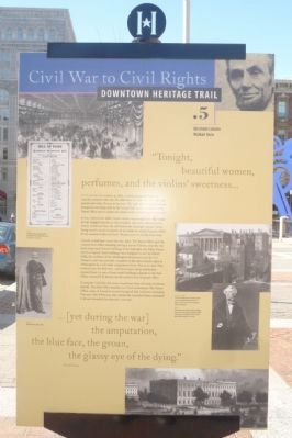 Abraham Lincoln Walked Here Marker image. Click for full size.