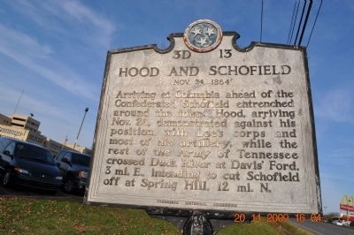 Hood and Schofield Marker image. Click for full size.