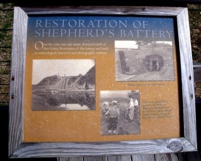 Restoration of Shepherd’s Battery Marker. Click for full size. Restoration of Shepherd’s Battery Marker image. Click for full size.