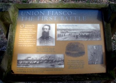 Union Fiasco: The First Battle Marker image. Click for full size.