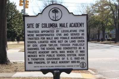 Site of Columbia Male Academy Marker image. Click for full size.